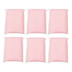 Deep Rose Chiffon Ceiling Drapes 6 Panels 15 × 5 ft Pink Wedding Backdrop