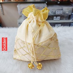 Velvet Potli,Batwa,Return Gift Potli,Mithai,Bhaji,Ladoo Potli,Baby Shower,Potli