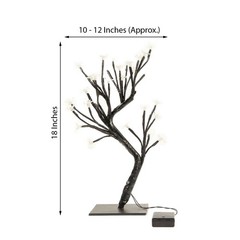 2 pcs 18″ LED Lights WARM WHITE Cherry Blossom TREES Wedding Party Decorations
