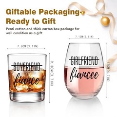 Engagement Gifts for Couples- Newly Wedding Fiance Gift for Him and Fiancee
