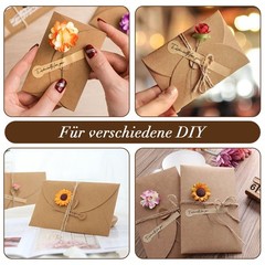 Mini Envelopes with 4.1 x 2.8 inch, 25PCS Small Cards envelopes