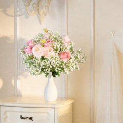 LYLYFAN Babys Breath Artificial Flowers,6 Pcs Gypsophila Faux Flowers for Wed…