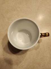 David’s Bridal «Will You Be My Brides Maid?» Gilded Heart Handle Coffee Mug