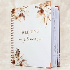 Beautiful Boho Wedding Planner Book and Organizer – Enhance Excitement and Ma…