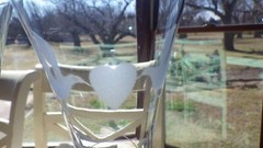 Wedding toasting flutes heart and dove design 2 8 oz tall elegant stem champange