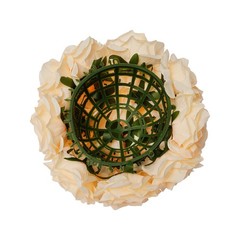 Artificial Flower Ball 10 Pcs Champagne Diamond Rose Pearl Wedding Centerpiece