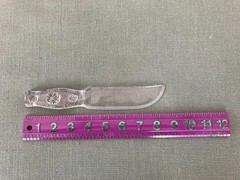 Vintage Depression Glass Fruit and Cake Knife Without Box