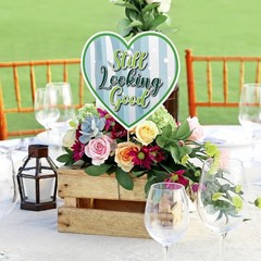 Weekgrat 36 Pcs Family Reunion Party Decoration 6.3 inches, Green