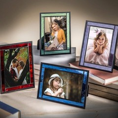 J Devlin Purple Stained Glass Picture Frame 5×7 | Wedding and family photos; …
