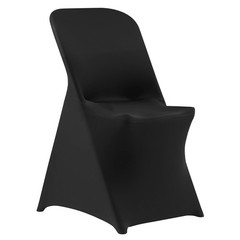 VEVOR 30PCS Black Stretch Spandex Folding Chair Covers for Wedding Party Dining