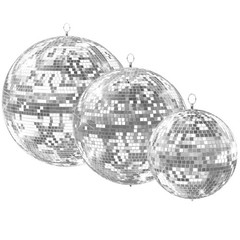 2/3 Pcs Mirror Glass Disco Ball Large Home Party Club DJ Dance Stage Lighting