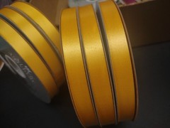 #3 McGinley Satin Golden Yellow 100 Yard Corsage Ribbon 9/16″ for Floral Bouquet