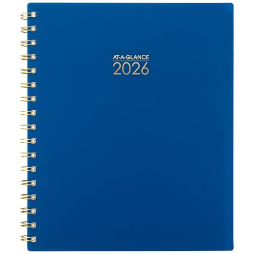 2026 Planner, Weekly & Monthly, 7″ x 8.75″, 7″ x 8-3/4″ Denim 2026 New Edition