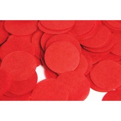 RED CONFETTI DOTS Tissue Paper Circles Party Decor Magic Trick Cannon Snowstorm