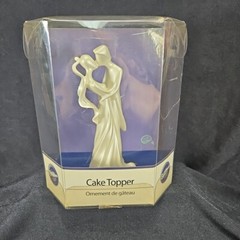 Wilton Wedding Cake Topper Bride Groom The First Kiss 202-258 2007 Contemporary