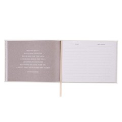 WITH LOVE Wedding Guest Book Mr. & Mrs. medium, White – & Mrs./Wedding