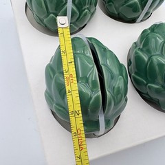Threshold Green Artichoke Placecard Holders 4-Pack Stoneware Hosting Table Décor