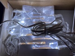 WEDDING STYLE BRIDAL BELLS LED LIGHT SET 10 LIGHTS W AC ADAPTER MARRIAGE DECOR
