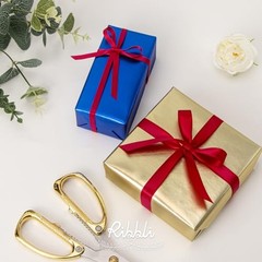 Satin Ribbon,Double Faced Satin 1/4 inch x Continuous 50 Yards,Ribbon Use Red