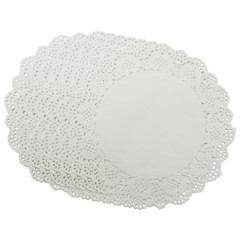 100 Pack White Lace Paper Doilies – Doilies for Food – Round Paper 6.5 Inch