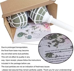 2pcs 7.1″ Bridal Bouquet Stand Wedding Bridal Bouquet Holder Foam Flower Hand…