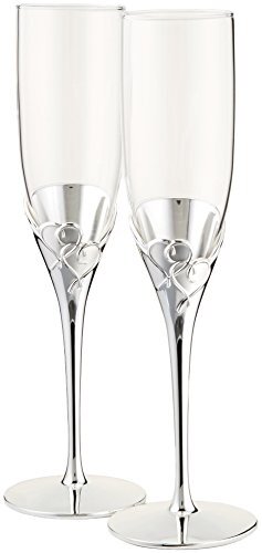Lenox True Love Glass Flutes, Set of 2