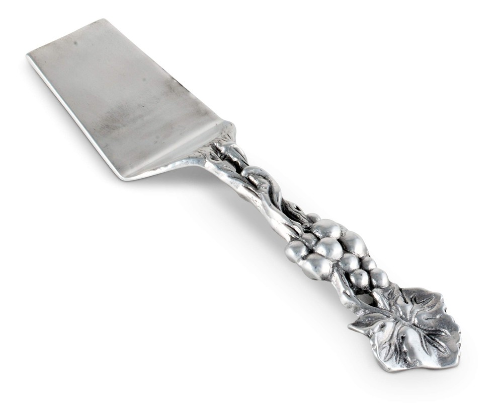 Metal Pie/Cake/Lasagna Server Grape Pattern Sand Casted In Aluminum With Arti…