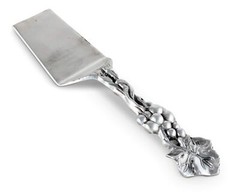 Metal Pie/Cake/Lasagna Server Grape Pattern Sand Casted In Aluminum With Arti…