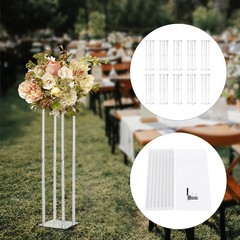 10x Acrylic Wedding Flower Stand Rectangle pedestal for Table Centerpiece Decor