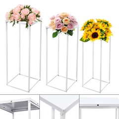 Metal Plant Pot Stand Indoor Outdoor Flower Planter Display Holder Rack Set of 3