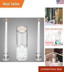 Unity Candles with Holder for Wedding Ceremony Wedding Decortions Accessories…