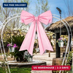 1 Pcs Large Pink Coquette Bow for Backdrop 27.6 x 21.7 Inches Big Pink Bows Room
