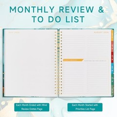 Teacher Planner 2026-2027, A4 ( 8.5*11.5″ ) Marble-B ( 08/2026 -07/2027 )