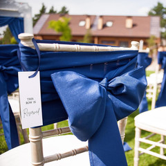 12 Pack Paper Reserved Chair Signs Hanging Wedding Reserved Seating Signs Bulk f