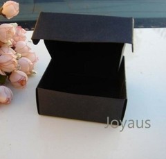 40x Black Favour Boxes Birthday Party Wedding Bomboniere Gift Boxes 7.5×7.5x3cm