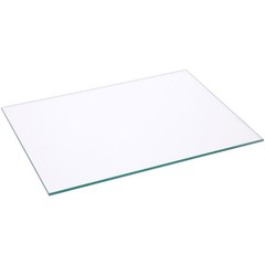 Plymor 6″ x 8″ Rectangle, 3mm Thick Non-Beveled Clear Glass