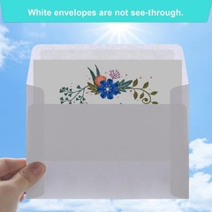 Joyberg 70 Packs A4 Envelopes, White, 4×6 Photo, Self (4.25×6.25in), White