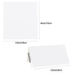 160 PCS Blank White Place Cards 2×3.5 Inch Tent Name Tags Table Setting
