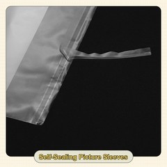 5″x 3.5″ Acid-Free Picture Sleeve, 50Pack Crystal Clear Sleeves Storage Bags