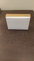 50 Gold Candy Boxes, 4.75 x 3.25. Incl Tissue Paper and Stay Fresh Silicon Pack