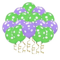 10 Balloons Polka Dots Spots Birthday Baby Shower Party decoration Balloons UK