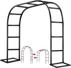 Garden Arch Trellis for Climbing Plants Outdoor Wedding Arches Brown