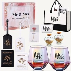 Wedding Gifts Engagement Gifts for Couples C-Mr and Mrs Travel Gift