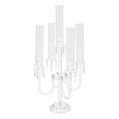 4 pcs 5 Arm Acrylic Candle Holder Freestanding Candle Holder for Wedding Party