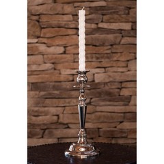 Vintage Silverplate Taper Candlestick | Romantic Wedding & Tablescape Decor