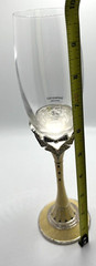 LUXURY Wedding Toasting Champagne Glass Flute DETAILED TUXEDO BOW TIE Cloisonne