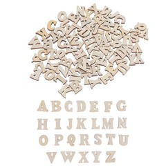 100 Pcs Wooden Educational Toys for Children Learning Small Letters Craft