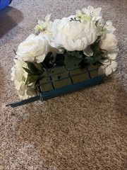 Wedding Floral Decor White Pink Tub And Basket Bundle 3