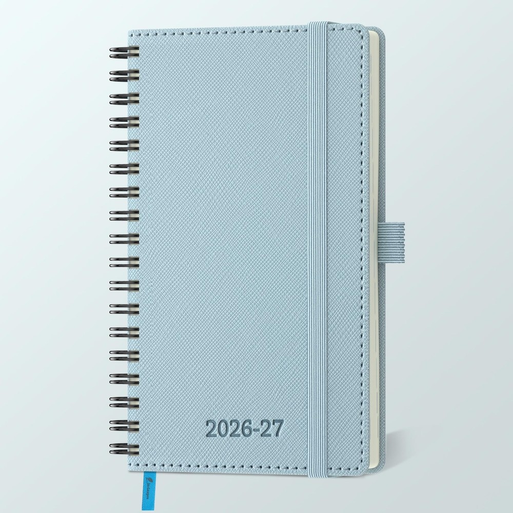 Planner 2026-2027 Daily Weekly and Monthly,6.5″x3.75″,18 Months Spiral Bound …