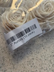 Sola Wood Flowers brand 3 inch flowers in a 10-pack. Free Shipping!